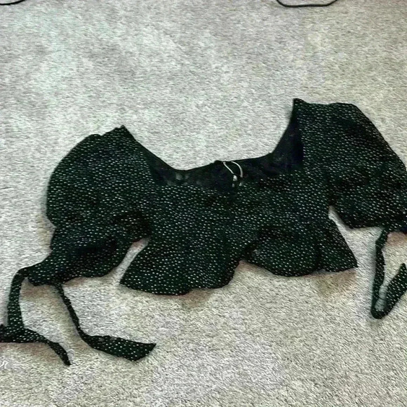 NWT For Love & Lemons crop lace top - Picture 1 of 2